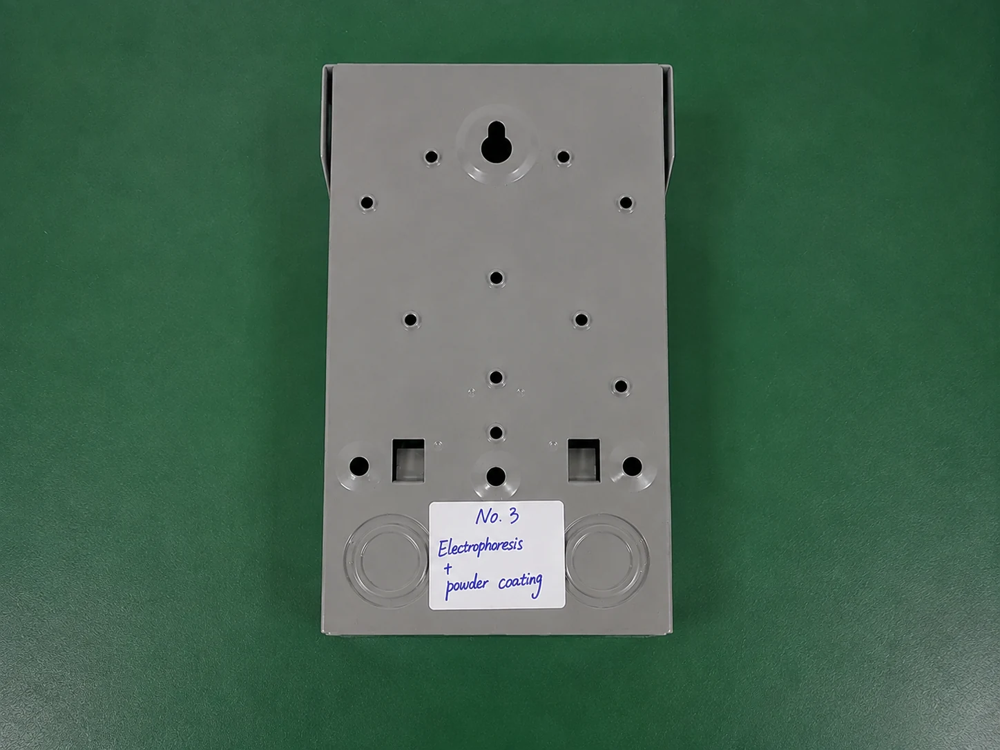 Sample B1 before neutral salt spray testing